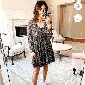 Long Sleeve Floral Dress